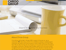 Tablet Screenshot of chroo-group.com